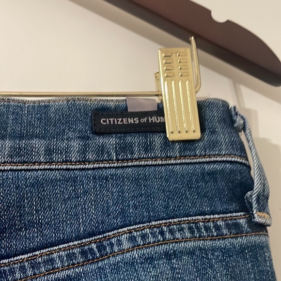 Citizens Of Humanity Amari Step Hem Mid Rise Front Seam Ankle Jeans Size 26 - Picture 9 of 14